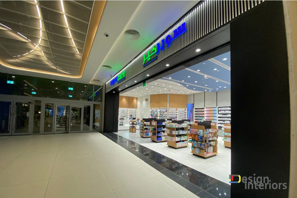 Custom pharmacy furniture installation by IDESIGN Interiors LLC